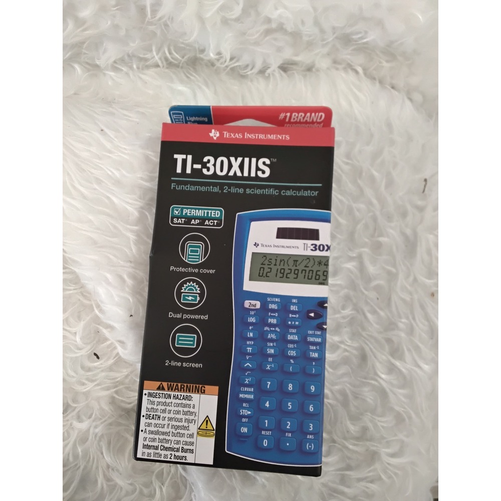 Texas Instruments TI-30XIIS Fundamental 2-Line‎ Scientific Calculator New